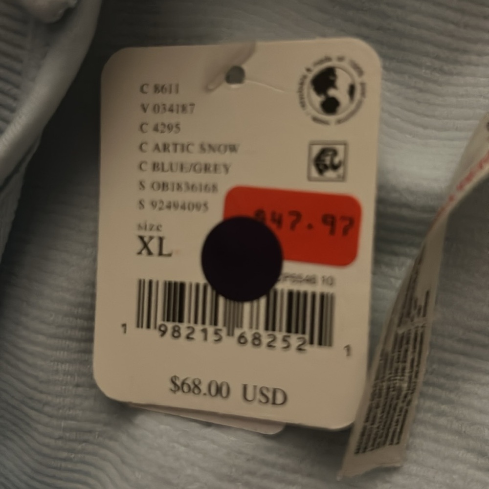 NWT FREE PEOPLE MOVEMENT BAIL OUT LONG SLEEVE LAYER shirt Sz M / L $68 - Picture 7 of 7